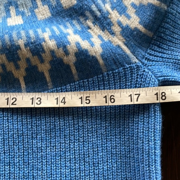 J. Crew Lambswool Fair Isle Mock Turtleneck Pullover Sweater Size XSmall New - Picture 7 of 13